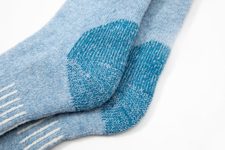 Women's Crew Merino wool socks - Autumn winter socks - thick warm socks - skin-friendly Outdoor hiking blue socks -Mesa Socks