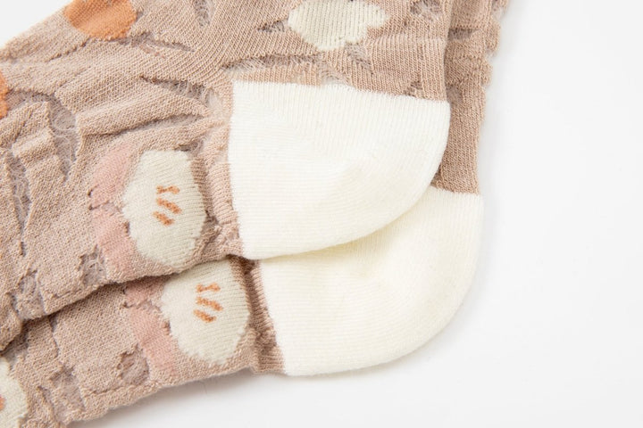 Women's Japanese Cute Patterned Quarter Socks - Mesa Socks