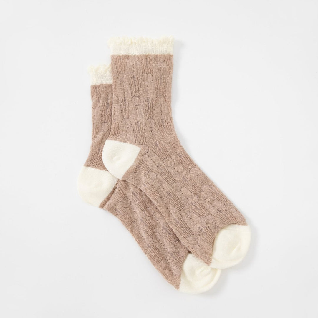 Women's Japanese Patterned Collection Quarter Socks - Mesa Socks