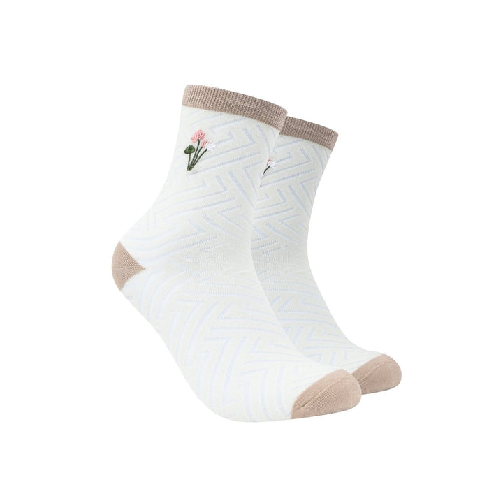 Women's Japanese Patterned Collection Quarter Socks - Mesa Socks