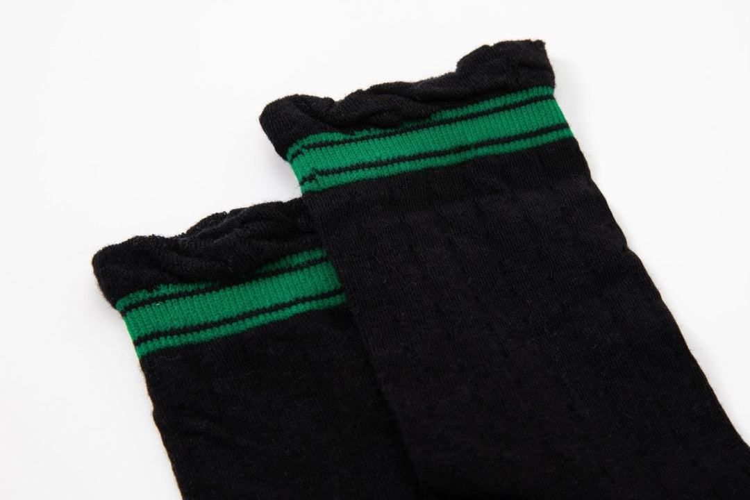 Women's Japanese Striped Feminine Crew Socks - Mesa Socks