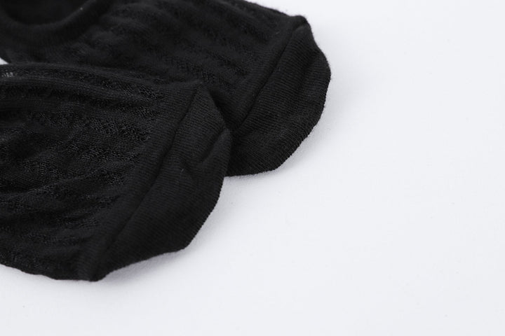 Women's Solid Color Breathable Shallow Mouth Cotton Boat Socks - Mesa Socks