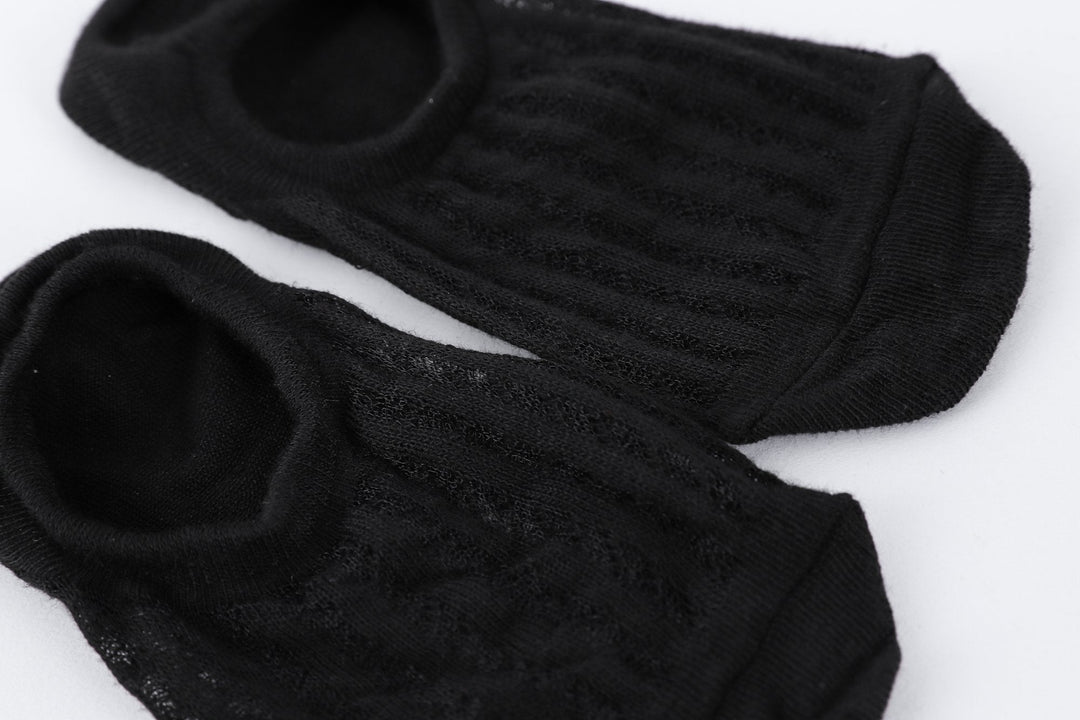 Women's Solid Color Breathable Shallow Mouth Cotton Boat Socks - Mesa Socks