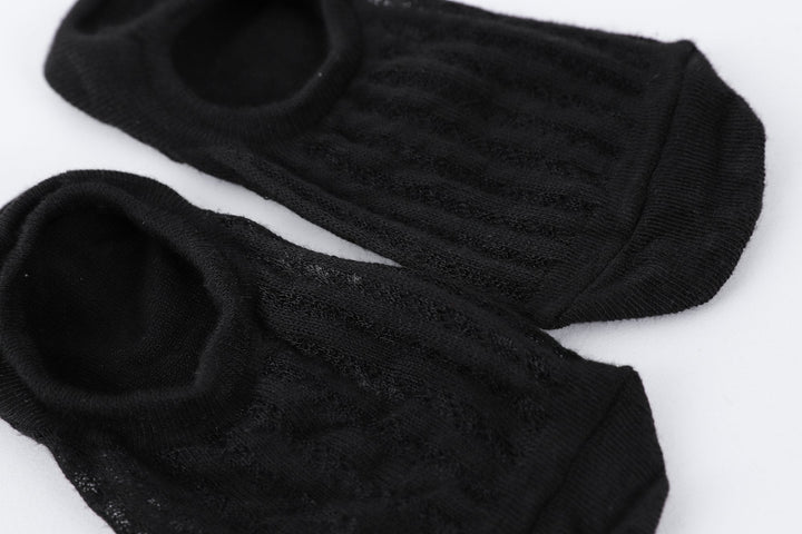 Women's Solid Color Breathable Shallow Mouth Cotton Boat Socks - Mesa Socks