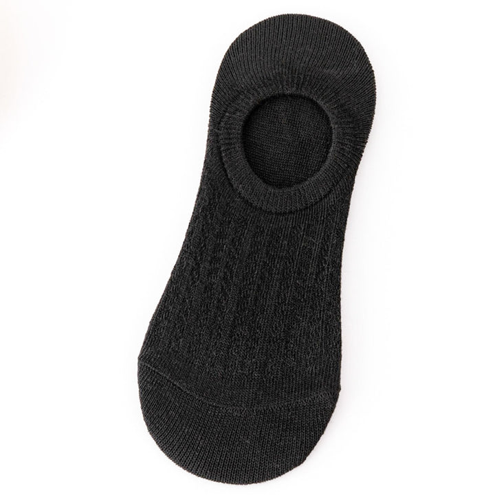 Women's Solid Color Breathable Shallow Mouth Cotton Boat Socks - Mesa Socks