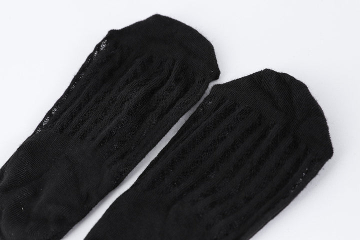 Women's Solid Color Breathable Shallow Mouth Cotton Boat Socks - Mesa Socks